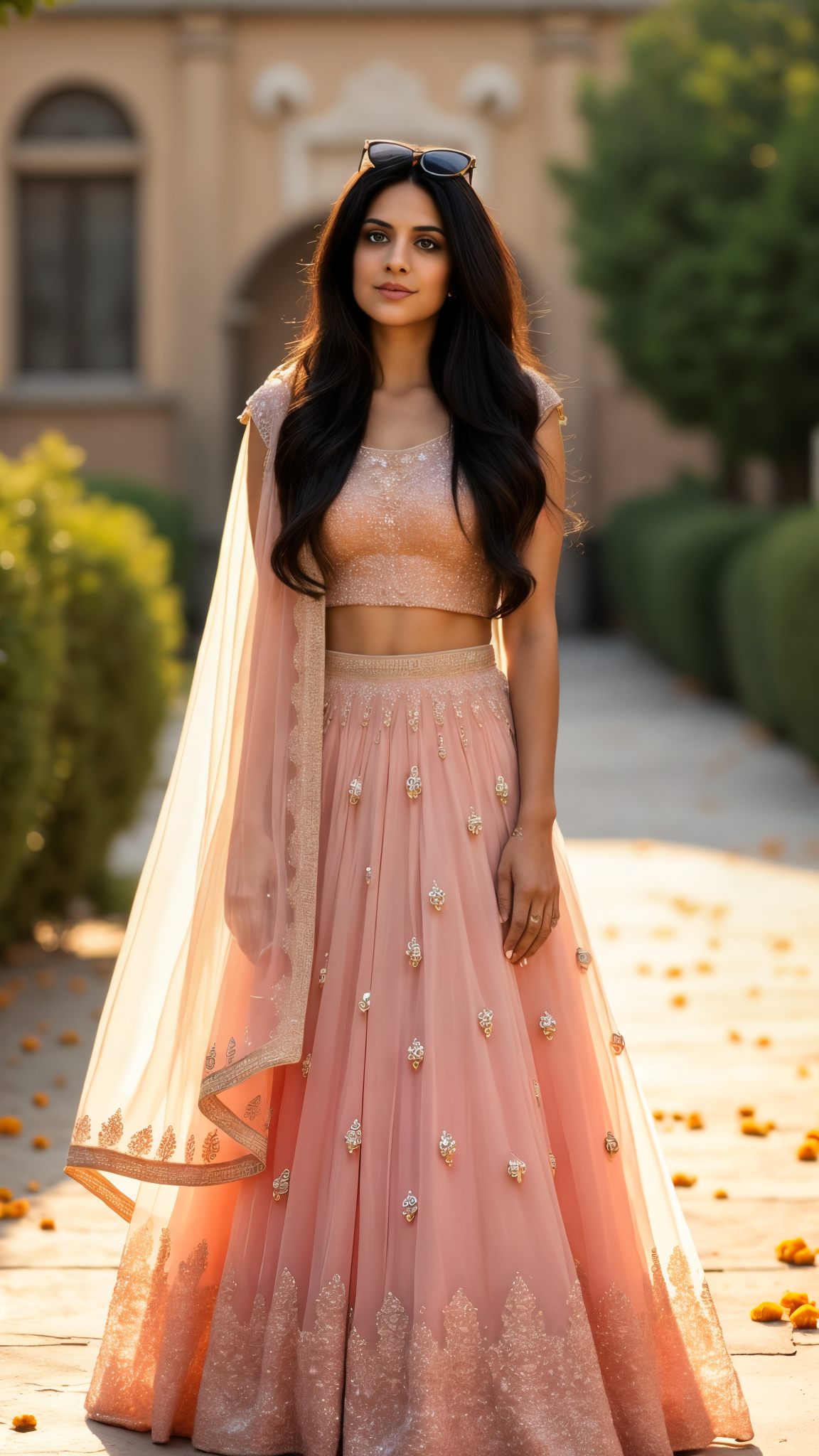 Rose Pink Bridal Lehenga
